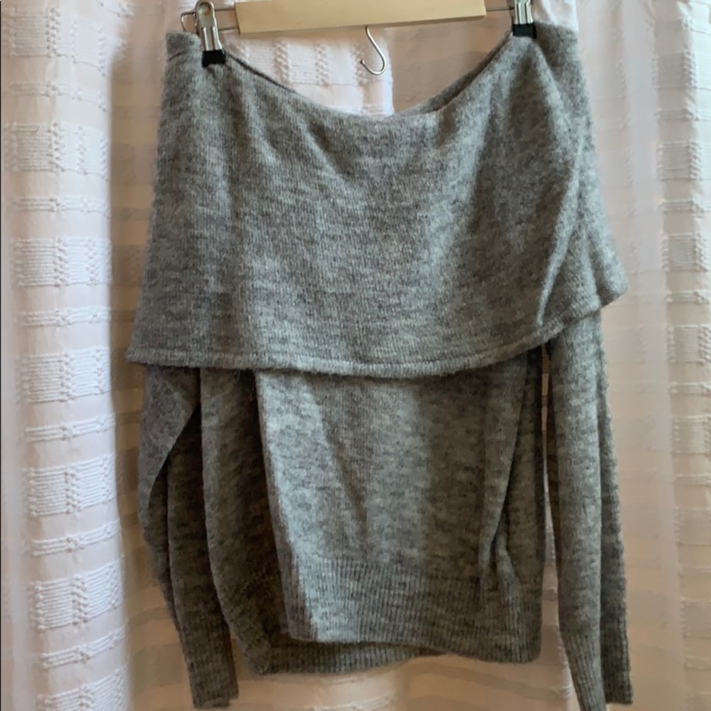 Off the shoulder sweater